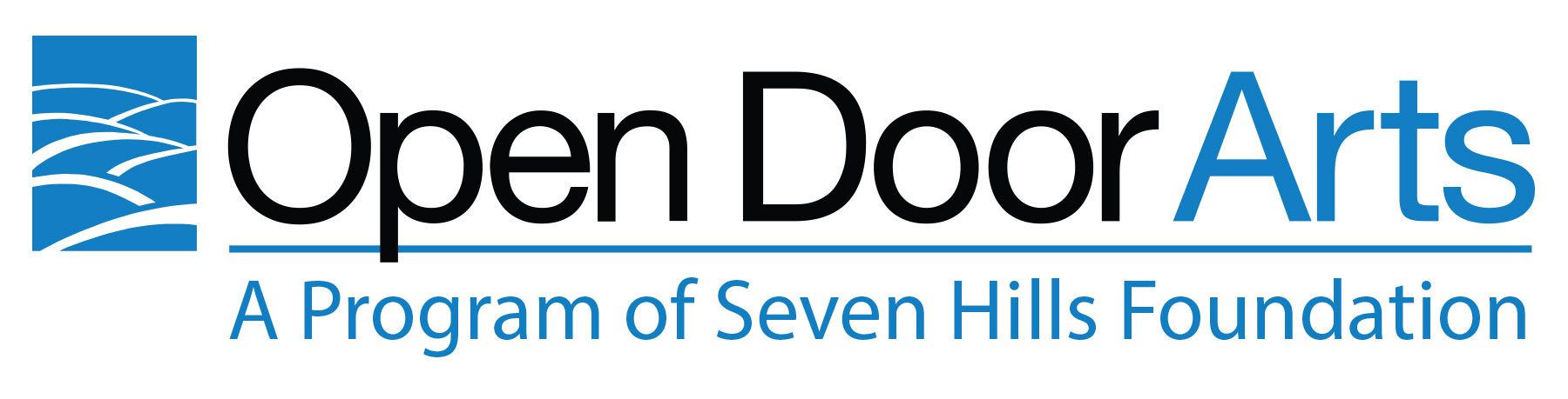 Open Door Arts Logo (a program of Seven Hills Foundation)